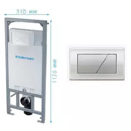 Инсталляция к унитазу подвесной Jika Victoria