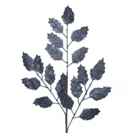 интерьерное украшение ветка клён в синем из пвх / 75x15x1см арт.82236
