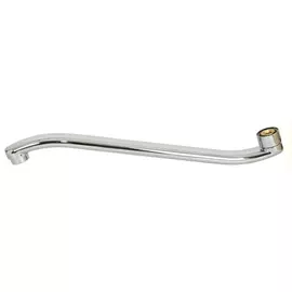 излив плоский s-образный 40см для ванны mp-у ис.200182