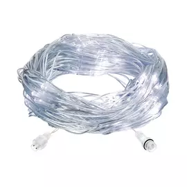 электрогирлянда-конструктор сеть 144 холодных led ламп, прозрачный провод, 1,2х1,5м, 24v vegas 55031