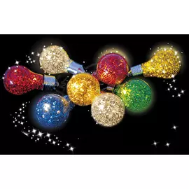 Электрогитрлянда Карнавальные шарики LED10шт LLD10M-WW