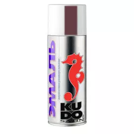 Эмаль аэрозоль Kudo универсальная акриловая satin RAL3005 бордо KU OA3005