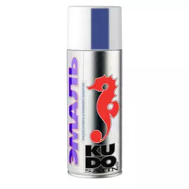 Эмаль аэрозоль Kudo универсальная акриловая satin RAL5002 синяя KU OA5002