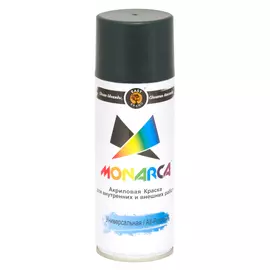 эмаль аэрозоль monarca универсальная зеленый мох 270г. ral 6005