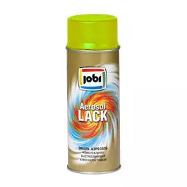 эмаль аэрозольная jobi 400мл желтая 15190