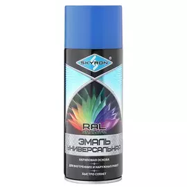эмаль аэрозольная skyron акриловая голубая ral 5012 520мл