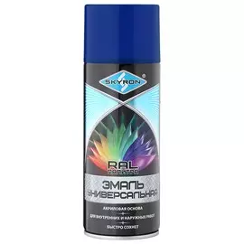 эмаль аэрозольная skyron акриловая темно-синяя ral 5002 520мл