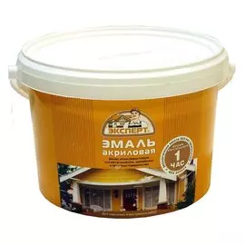 эмаль акриловая универсальная 2,5кг белая /эксперт/