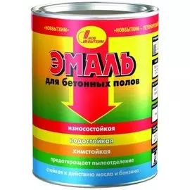 эмаль для бетонных полов 3кг зеленая