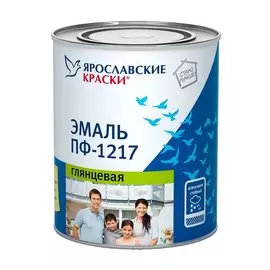 Эмаль "Ярославские краски" ПФ-1217 1кг белая