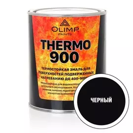 эмаль термостойкая olimp 800°с черная 0,8л