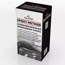 эпоксидный состав олимп epoxy method суперпрозрачная 1,35кг
