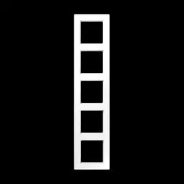 JUNG A creation Белый Рамка 5-я