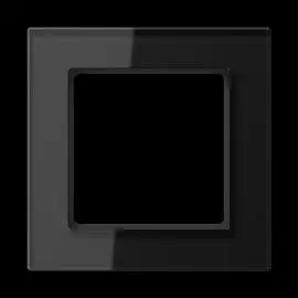 JUNG A creation Стекло черное Рамка 1-я