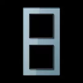 JUNG A creation Стекло Серо-Голубое Рамка 2-я