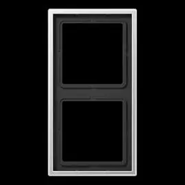 JUNG LS 990 Алюминий Рамка 2-я