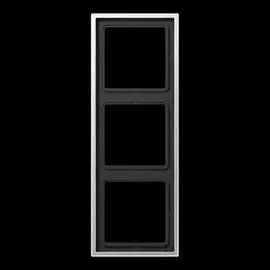 JUNG LS 990 Алюминий Рамка 3-я