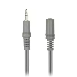 шнур 3.5 jack(m) штекер / 3.5 jack(f) гнездо, 1,8м, черный, smartbuy, ka-321-350