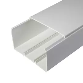 кабель-канал 100х60мм, цвет белый, 2-й замок, 2м, промрукав