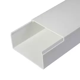 кабель-канал 80х40мм, цвет белый, 2-й замок, 2м, промрукав