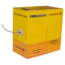 кабель utp 4pr 24awg cat5e 25м proconnect 01-0043-3-25