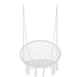 качели чудесный сад 008.5 "кресло-макраме" белое, макс.нагр.150кг