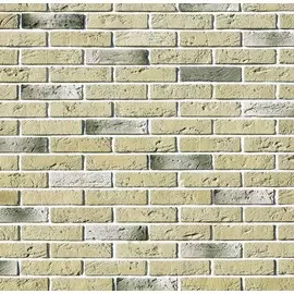 камень искусственный декоративный white hills дерри брик, цвет бежевый, 0.62 м2