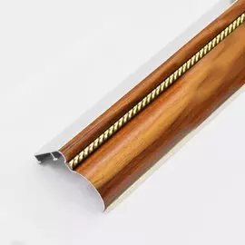 Карниз АМ 031 2,5м темн. дерево /2-х рядный/