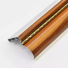 Карниз АМ 032 3,0м темн. дер. /3-х рядный/