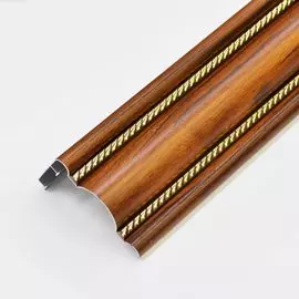 Карниз АМ 070 2,0 темн. дерево /2-х рядный/