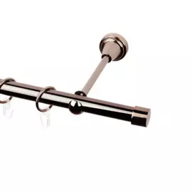 карниз эскар 3,5м 16мм однорядный металлический коньяк 11649535055