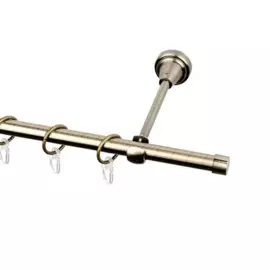 карниз эскар 3,5м 16мм однорядный металлический золото антик 11648535055