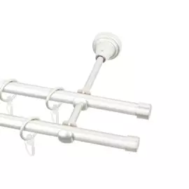 карниз эскар 4,0м 16мм двухрядный металлический жемчуг 21650540055