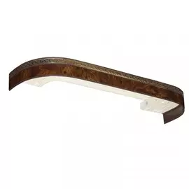 карниз галант neo флора с поворотом корень ореха 2,4м