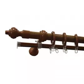 карниз кантри 2,0м вишня /2-х рядный/