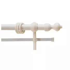 Карниз Кантри 2,8м бел./2-х рядный/