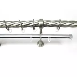 карниз металлический д25 см-2908/1ш 200см