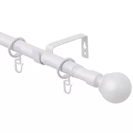 Карниз одинарный Телескоп 16/19мм 160/300 с мет.кольцами 15.689