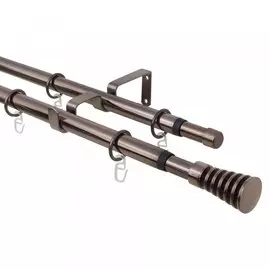 карниз телескоп 2- х рядный 160/300, цвет 688