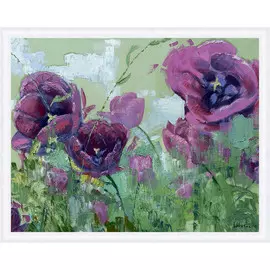 Картина Цветы фиолетовые PM-4030/40*50 4660012005132