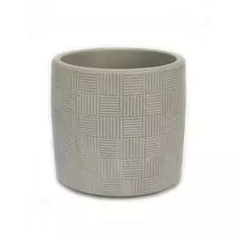 кашпо кантри vipset 0,66л серый