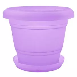 Кашпо ЛИЛИЯ с поддоном 2,5л сиреневое