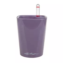 Кашпо пластик Lechuza Mini Deltini Complete /pastel violet/ 10*13см светло-фиолетовый