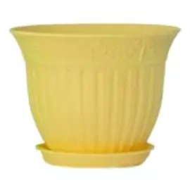 Кашпо ВИНОГРАД с поддоном 30 желтый