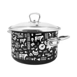 кастрюля эмал цил ferma 2,0л тм appetite