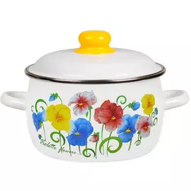 Кастрюля эмалированная 4,0л сферическая