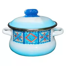 Кастрюля эмалированная 4,0л тор РОНДО 5RT201M