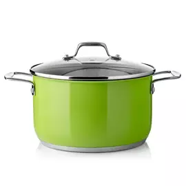 кастрюля c крышкой 24см нерж.сталь esprado aranda verde arvl24ge101