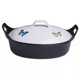 Кастрюля керамическая 1,9л с крышкой Frybest 08N-4/1