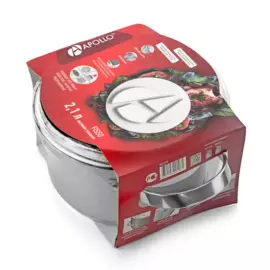 кастрюля с крышкой 2,1л fisso apollo fis-210